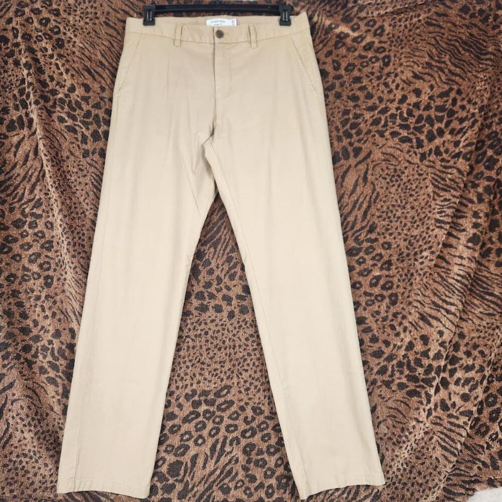Nordstroms Men's Tan/Beige Chino Pants Size 34/21 Preppy Ivy League Minimalist